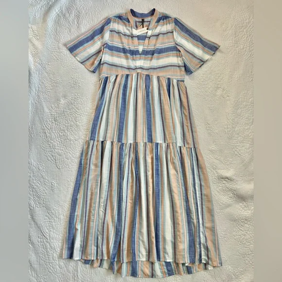 NWT Anthropologie The Kallie Flowy Maxi Dress - Picture 4 of 10